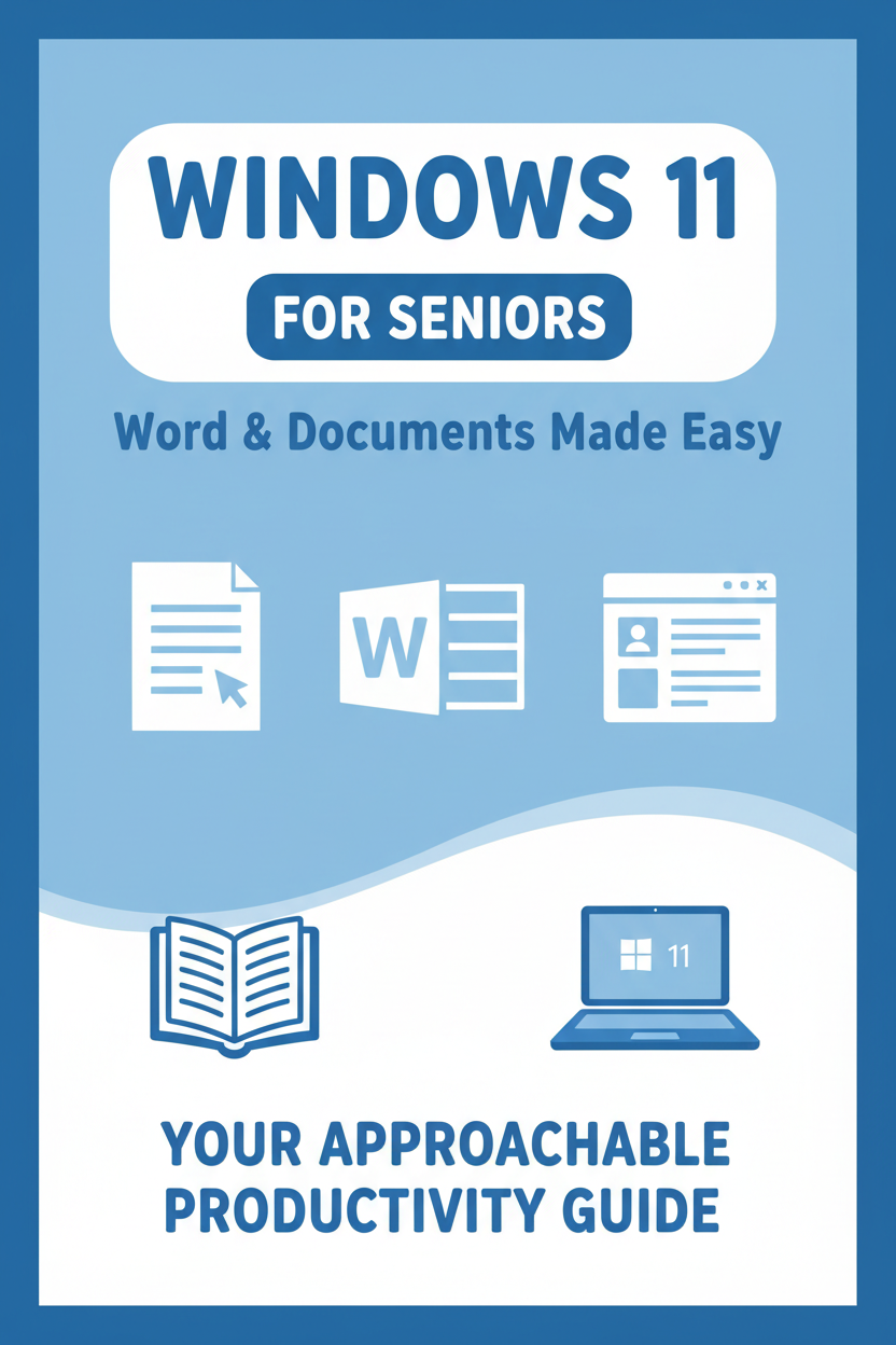 Windows 11 for Seniors Word and Documents ebook cover