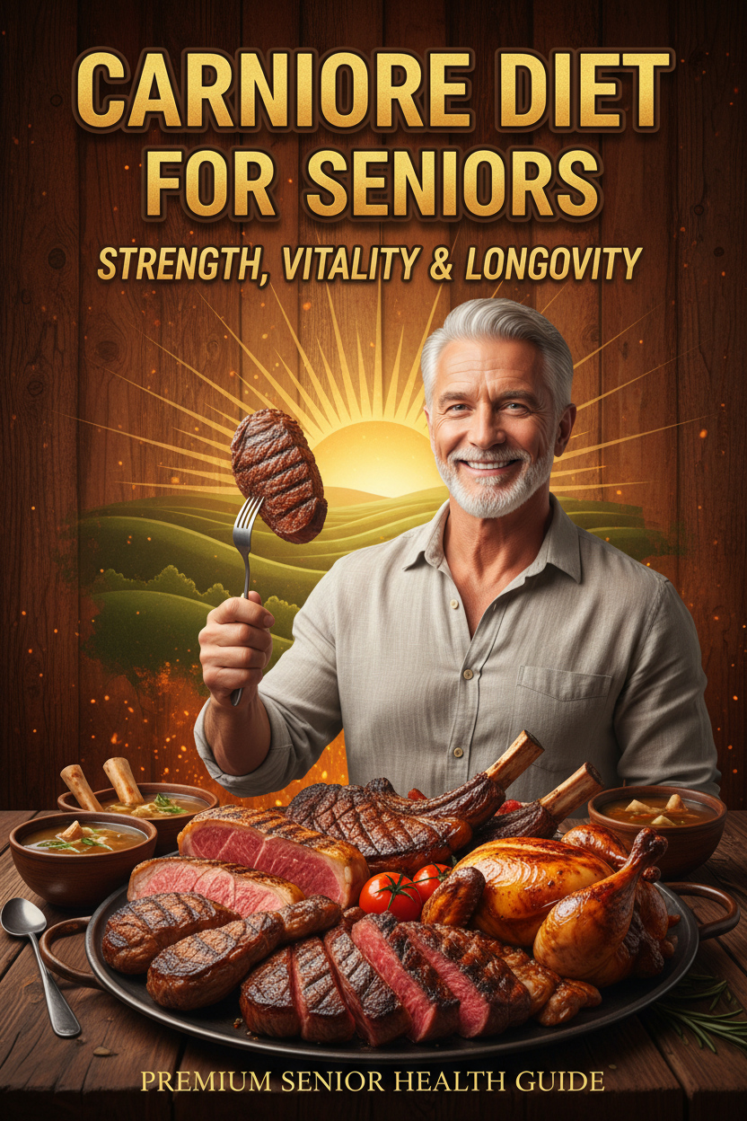Carnivore Diet for Seniors ebook cover