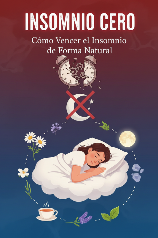 Ebook cover Insomnio Cero Cómo Vencer el Insomnio de Forma Natural