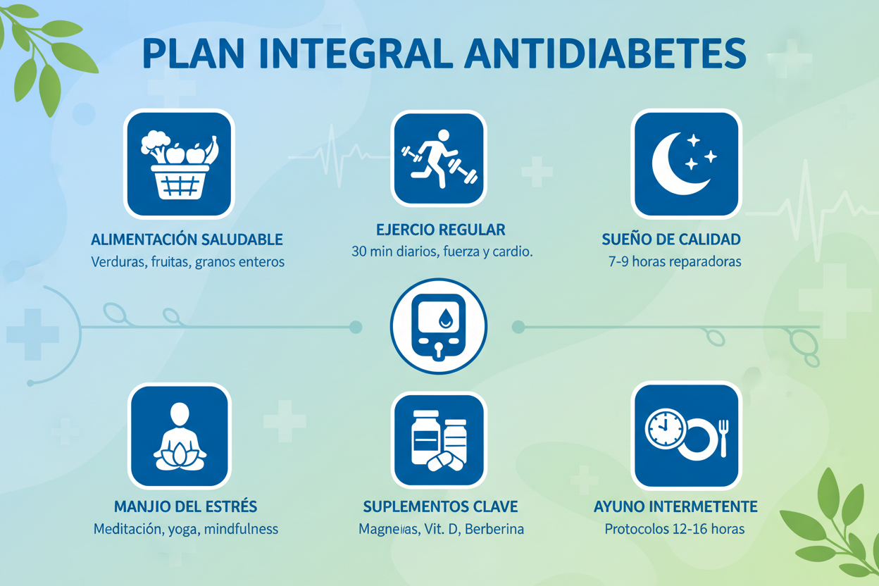 Infografía del plan completo anti-diabetes