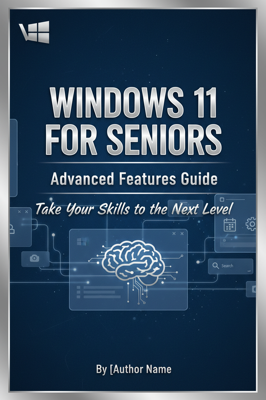 Windows 11 for Seniors Advanced Features Guide ebook cover