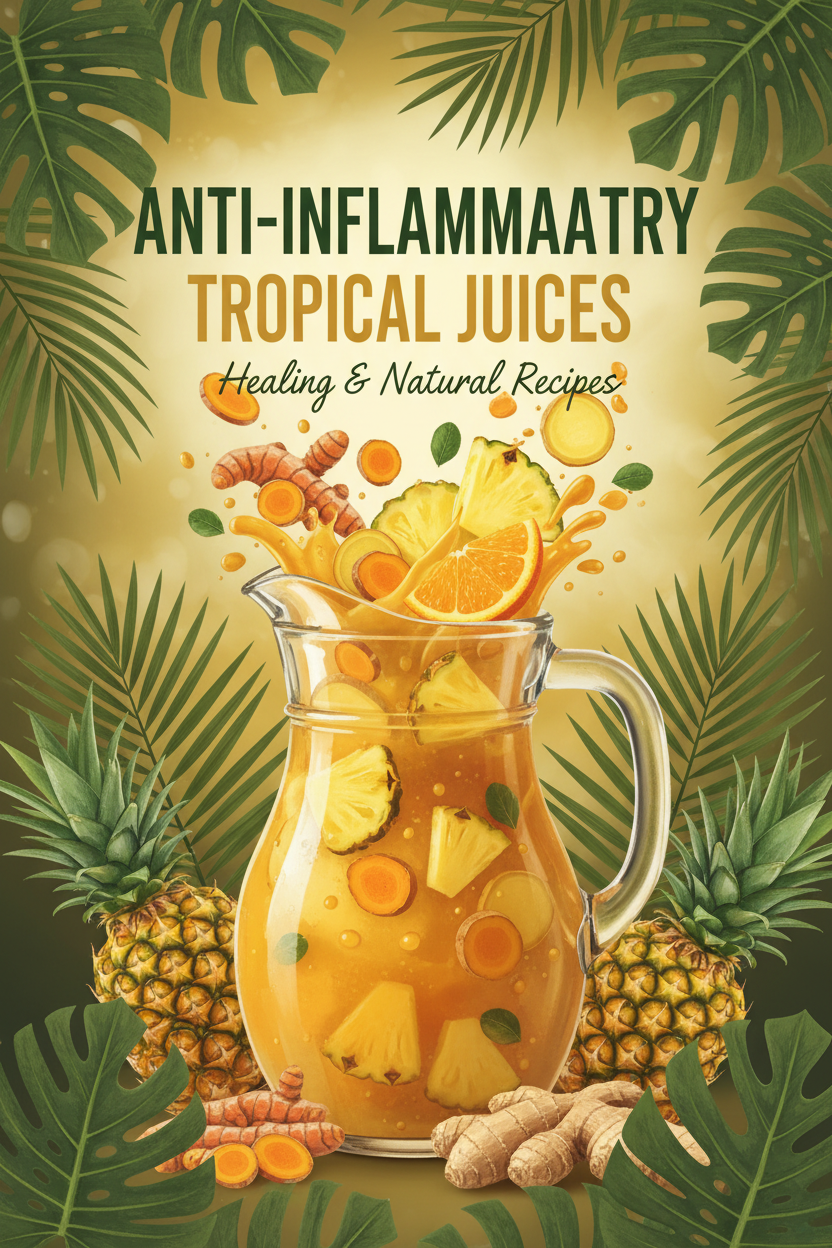 Ebook cover for anti-inflammatory tropical juices