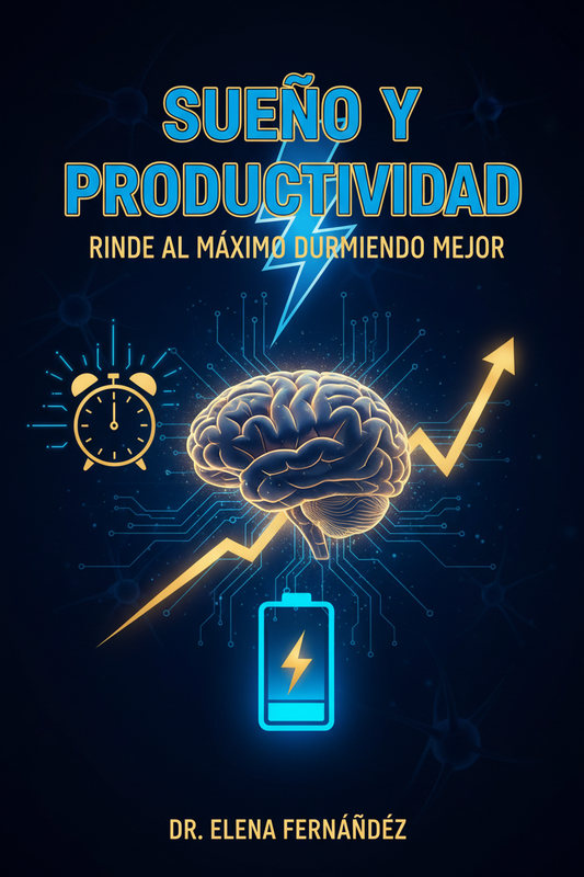 Ebook cover Sueño y Productividad Rinde al Máximo Durmiendo Mejor