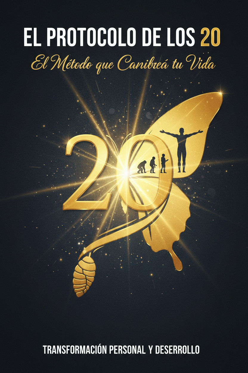 Ebook cover El Protocolo de los 20 El Método que Cambiará tu Vida