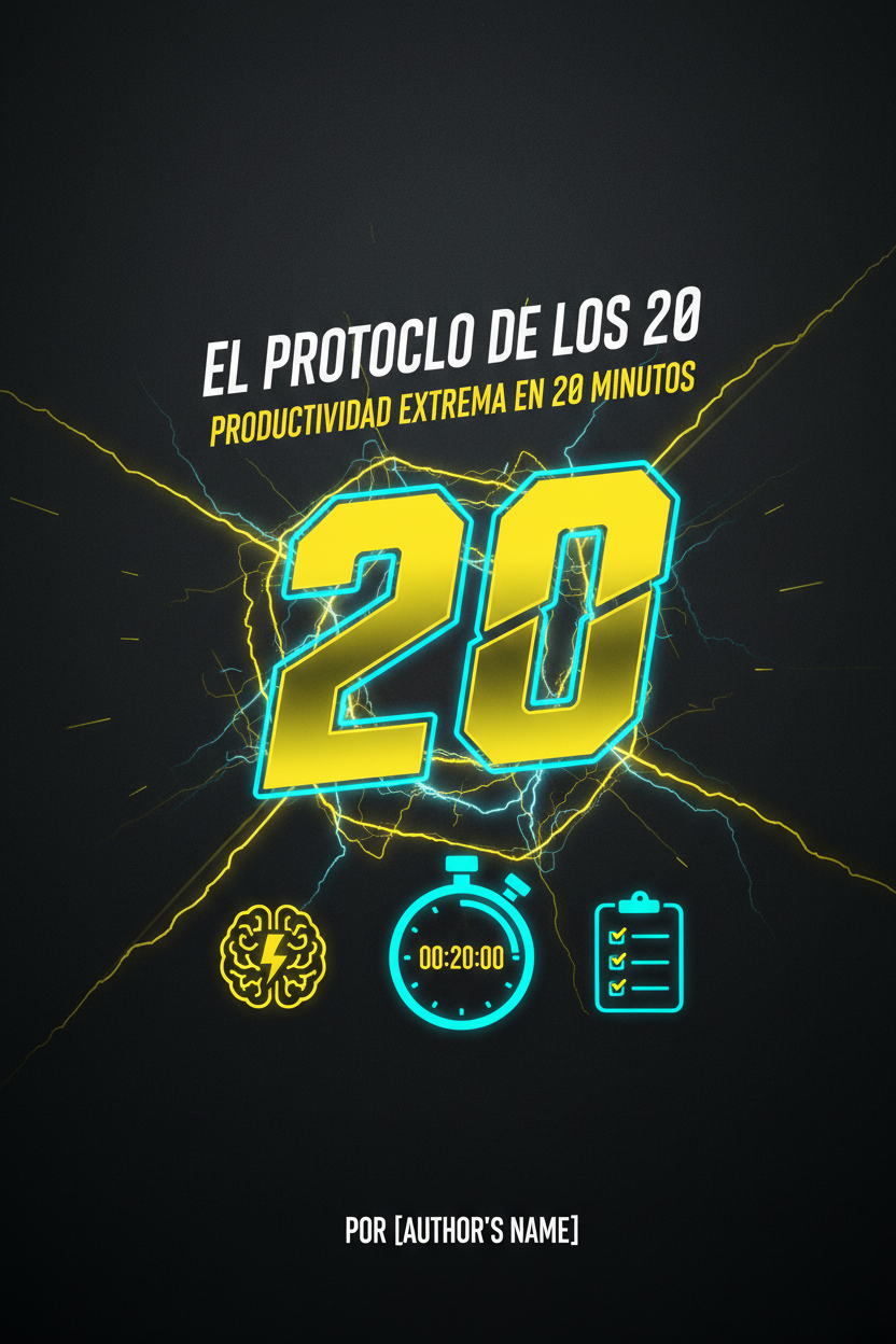 Ebook cover El Protocolo de los 20 Productividad Extrema en 20 Minutos