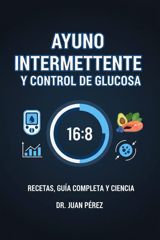 Ebook cover Ayuno Intermitente y Control de Glucosa
