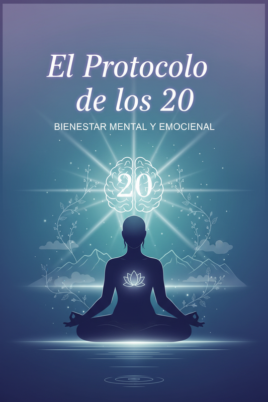 Ebook cover El Protocolo de los 20 Bienestar Mental y Emocional