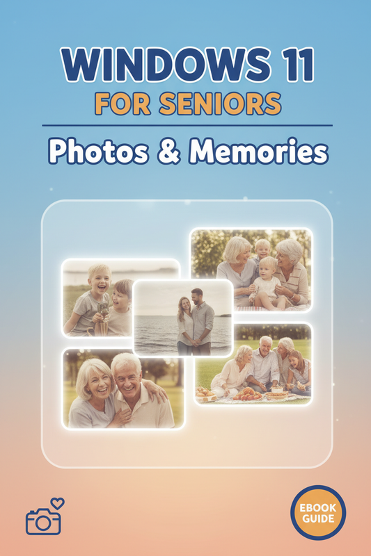 Windows 11 for Seniors Photos and Memories ebook cover