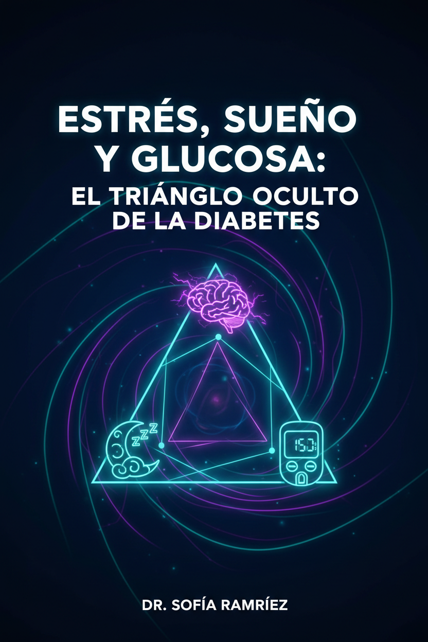 Ebook cover Estrés Sueño y Glucosa El Triángulo Oculto de la Diabetes