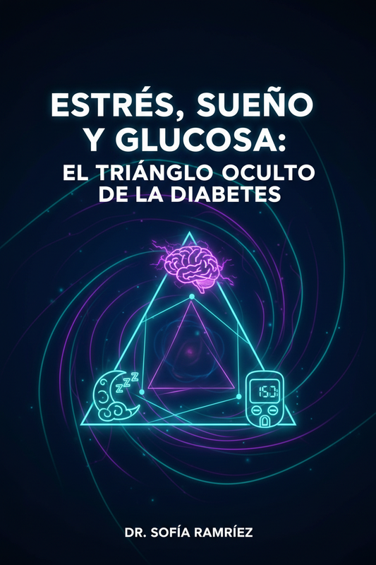 Ebook cover Estrés Sueño y Glucosa El Triángulo Oculto de la Diabetes