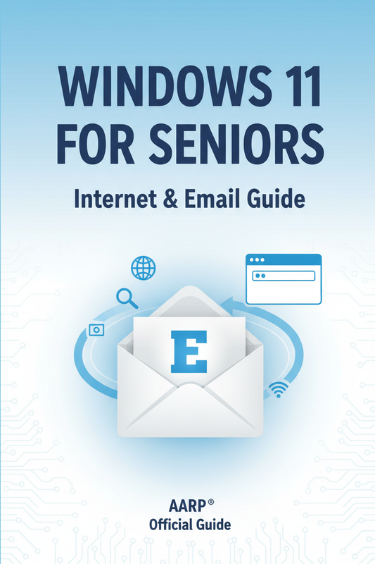 Windows 11 for Seniors Internet and Email Guide ebook cover