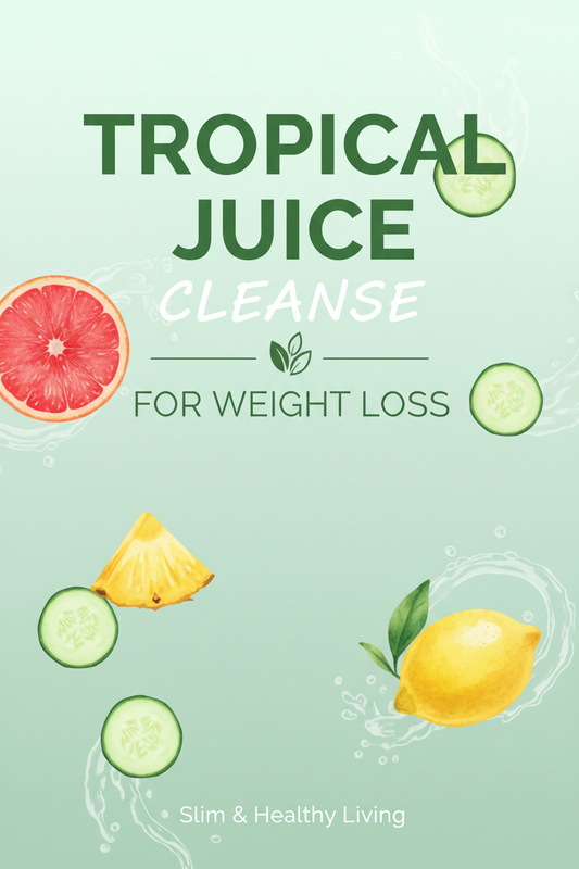 Ebook cover for tropical juice cleanse weight loss